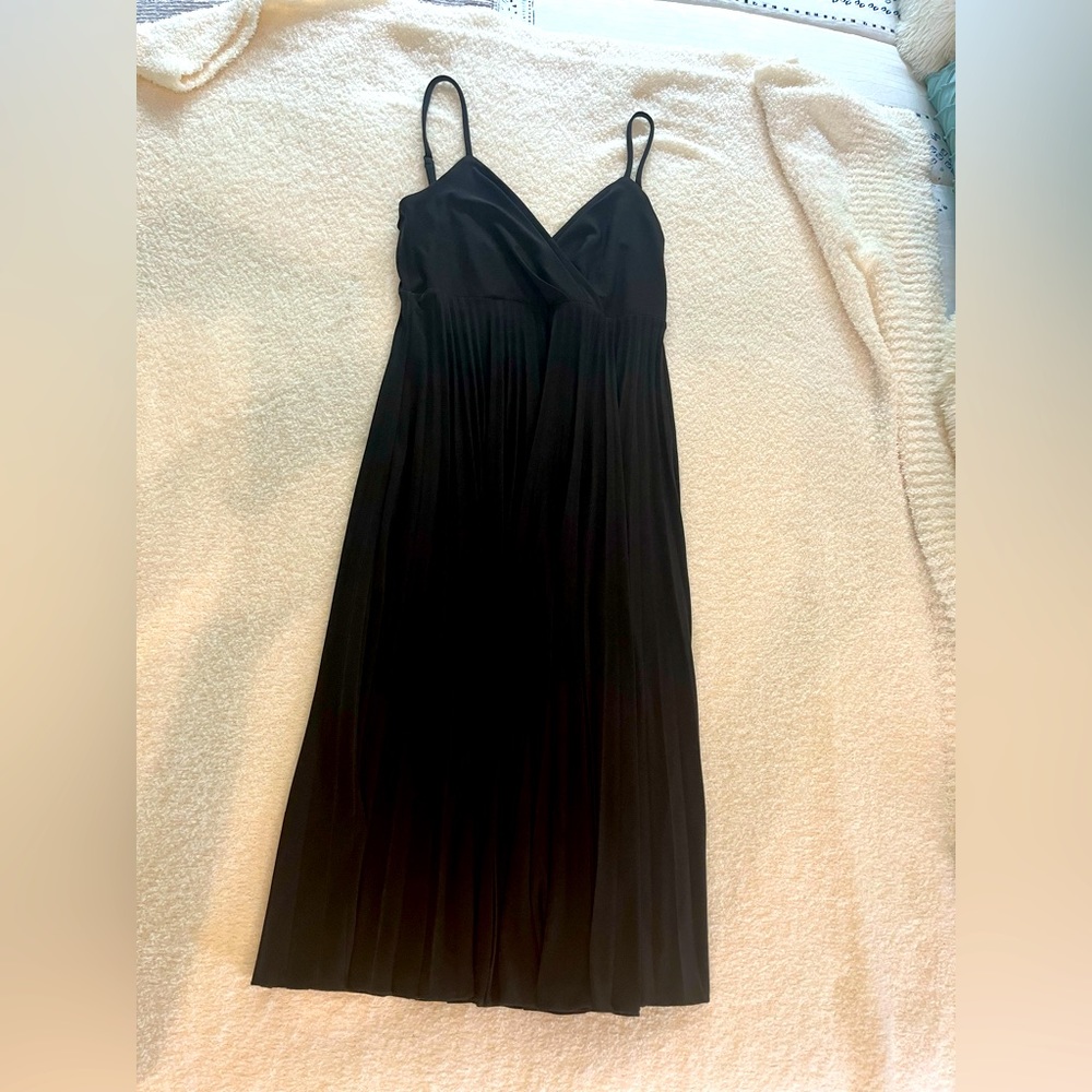 Simple black cocktail dress